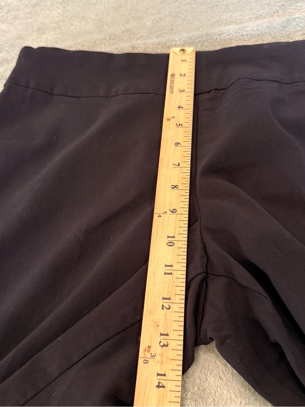 Gloria Vanderbilt Amanda 14P Black Pull On Slimming Pants NWT Petite - Picture 10 of 13